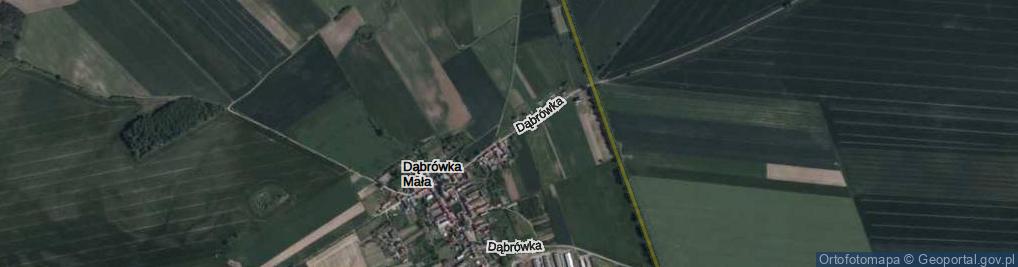 Zdjęcie satelitarne Dąbrówka Mała ul.